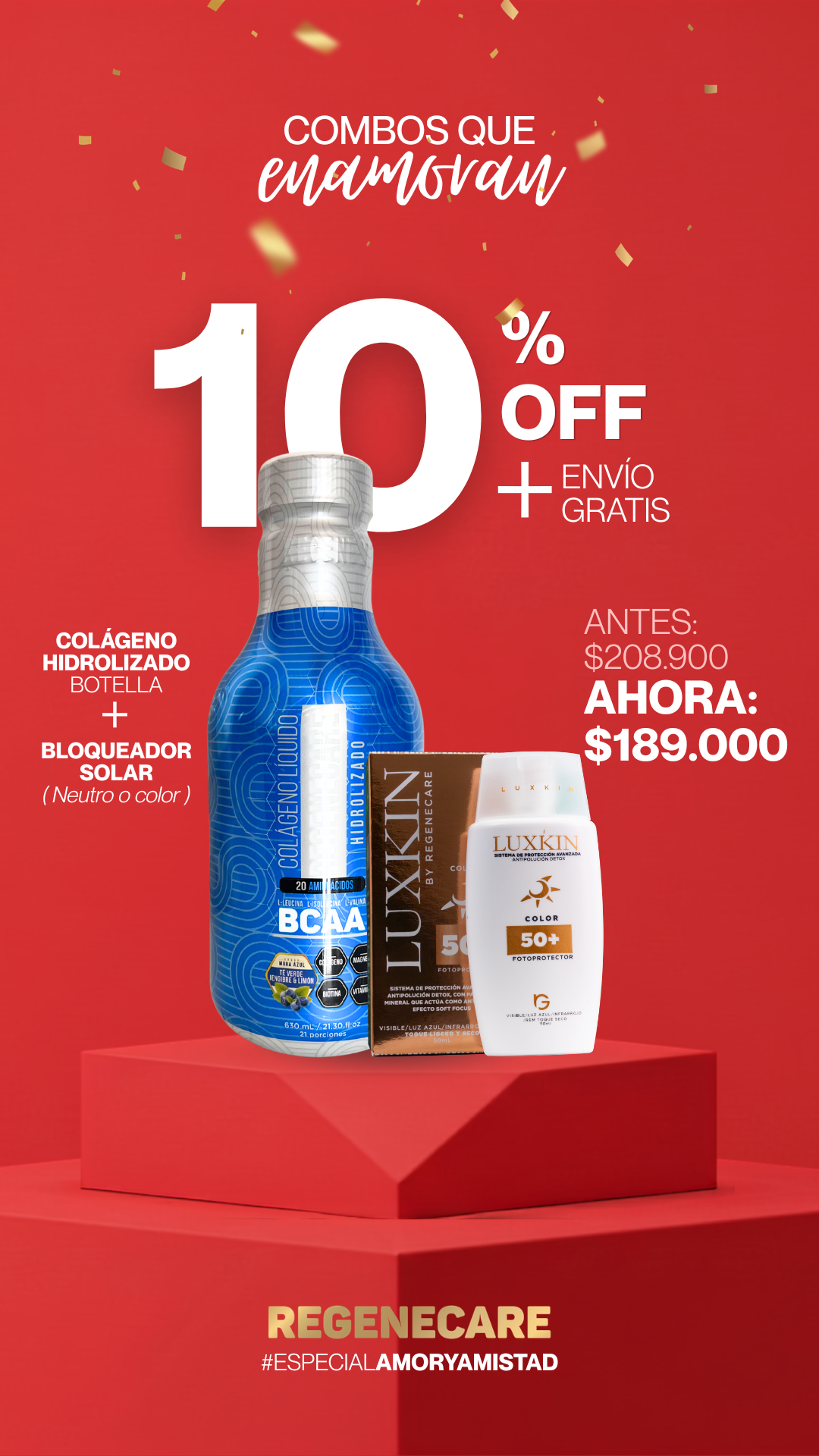 Colágeno Hidrolizado Sport + Bloqueador solar